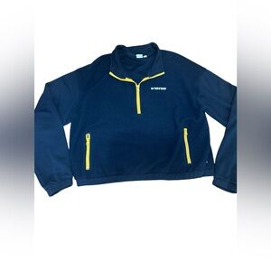 Woman’s Vans Cropped 1/4 Zip Fleece/Sweatshirt Size Medium